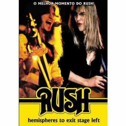 DVD Rush - Hemispheres to exit stage left ORIGINAL